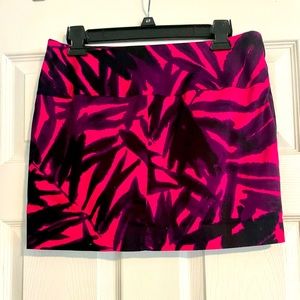 Express skirt- purple, dark pink, black